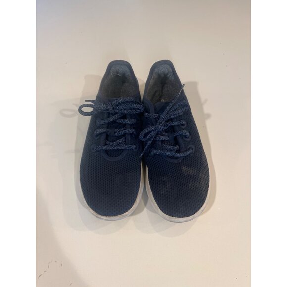 Allbirds Womens Tree Runners Navy Blue Lightweight Sneakers Size 8 - Picture 1 of 6
